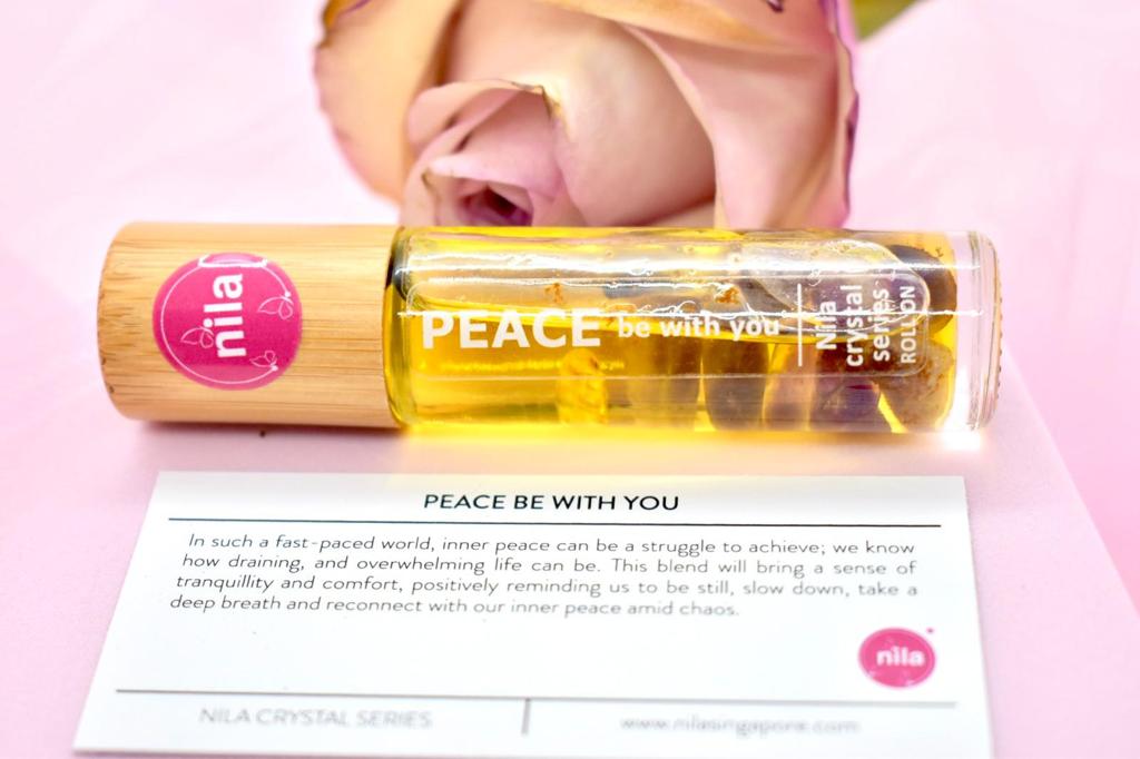 Nila Singapore Self Love Crystal Series - Peace Roll-On